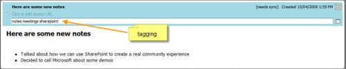 Evernote tagging