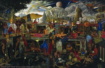 Mati Klarwein - Flight to Egypt (Benares) Mati Klarwein - Flight to Egypt (Benares)