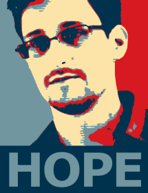 Edward Snowden - Hope by richnfamous via DeviantART
